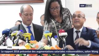 Le rapport 2016 du PRB préconise des augmentations salariales «raisonnables» selon Wong [upl. by Riplex]