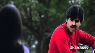 Attharintiki Daaredhi Hero Pawan Kalyan and Bhoomikas fight  Kushi Movie Comedy Scenes [upl. by Vento539]