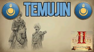 Age of Empires 2 Definitive Edition  Temujin  Hard Playthrough [upl. by Anyaj354]