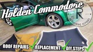 How To Remove amp Install New Headliner on a Holden VE VF Ute [upl. by Bekha538]