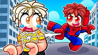 Roblox Obby but you’re SPIDERMAN [upl. by Brotherson887]