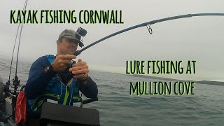 Kayak Fishing at Mullion Cove in Cornwall [upl. by Nnoved]