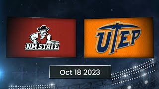 New Mexico State Aggies vs UTEP Miners Highlights  October 18th 2023 [upl. by Latsirc]