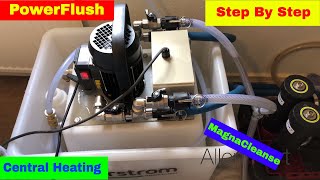 How To Powerflush Open Vent Heating System Day in the life of a Gas Engineer  Plumber [upl. by Efal]