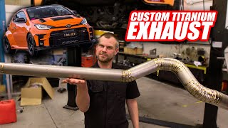 Custom Titanium Exhaust for our GR Yaris  Day Job [upl. by Kristian]