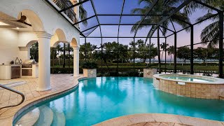 Waterfront Estate With Boat Dock in Miromar Lakes FL the 1 Community in the United States [upl. by Jolynn]