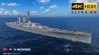 WoWs  MACKENSEN 1203  RANKED BATTLE  4K HDR 60 FPS wows worldofwarships subscribe [upl. by Anelra]