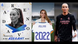 KOSOVARE ASLLANI Renovada por el Real Madrid  Kosovare Asllani renews with Real Madrid until 2022 [upl. by Lissner]