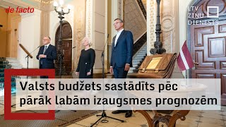 Valsts budžets sastādīts pēc pārāk labām izaugsmes prognozēm [upl. by Niffirg243]