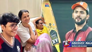 Abhishek ke ECL match par family reaction [upl. by Delle]