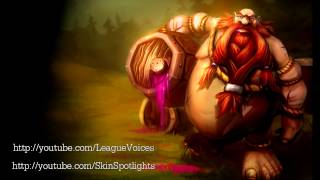 Gragas Voice  Português Brasileiro Brazilian Portuguese  League of Legends [upl. by Sualk]