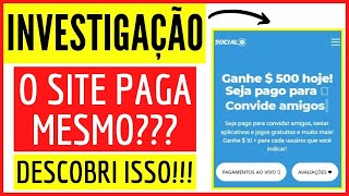 Socialec Buzz  INVESTIGANDO A EMPRESA O Site Social Buzz Paga Mesmo socialecbuzz é Confiável [upl. by Wrightson379]