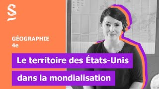 Le territoire des ÉtatsUnis dans la mondialisation  Géographie  4e [upl. by Iveksarap228]