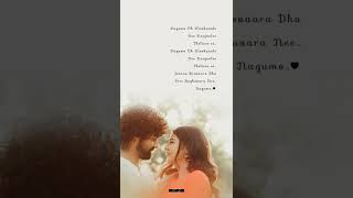 Nagumo song lyric Whatsapp Status  Hridayam movie song  Pranav  vineeth sreenivasan nagumo [upl. by Edobalo]