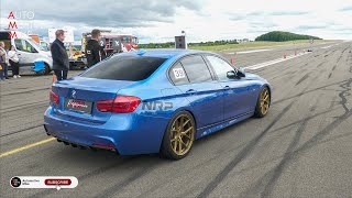 1111HP BMW 340i 0312 KMH Accelerations [upl. by Annayehc]