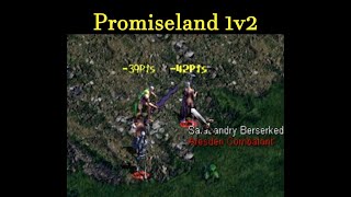 Level 112 Promiseland Raider  1v2 vs 120 Aresden Warrior ampamp 74 Aresden Mage  CRIT7 Flam  ANC Flam [upl. by Doniv910]