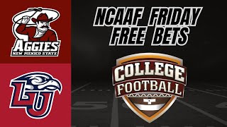 New Mexico State  Liberty Friday 12123 NCAAF Picks and Predictions  Picks amp Parlays [upl. by Dleifxam]