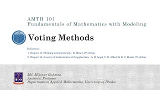 Voting Methods  Part 3 Fairness Criteria  Flaws of Voting Methods  Arrows Impossibility Theorem [upl. by Harvie]