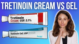 TRETINOIN CREAM VS GEL 🤔 Dermatologist DrDrayzday [upl. by Rysler]