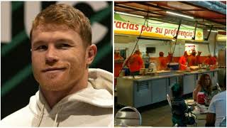 CONOCE LA TAQUERIA DE SAUL CANELO ALVAREZ DONDE ESTA Y CUANTO CUESTA [upl. by Beall]