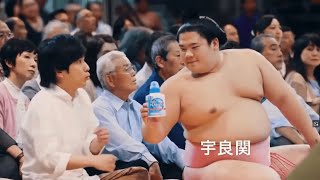 Sumo wrestlers in Commercials 相撲CM [upl. by Croner]