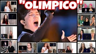 quotOLIMPICOquot OGNI PIETRA BY DIMASH KUDAIBERGEN REACTION COMPILATION [upl. by Matt]