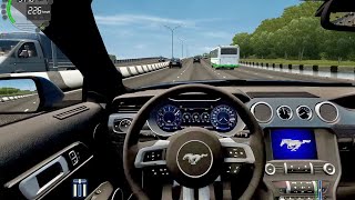 City Car Driving  Ford Mustang GT  Street Racing [upl. by Leuqar]