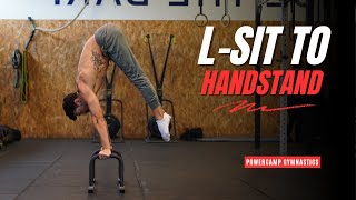 Maîtriser le Lsit to Handstand [upl. by Odlareg]