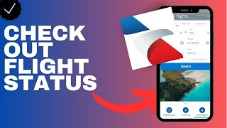 How to check out a flight status in the American Airlines app [upl. by Eldnar887]