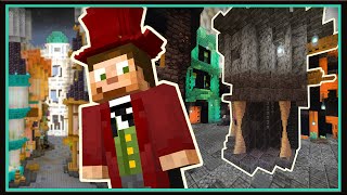 Hermitcraft 8 Episode 19 Building Grians SPOOKY ALLEY [upl. by Jacynth]