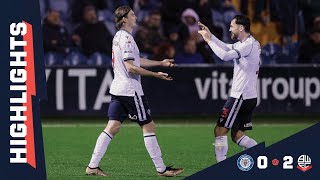 HIGHLIGHTS  Stockport County 02 Wanderers [upl. by Annaegroeg187]