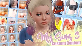 ✨ MY SIMS 3 CUSTOM CONTENT  LINKS ✨ [upl. by Simonsen]