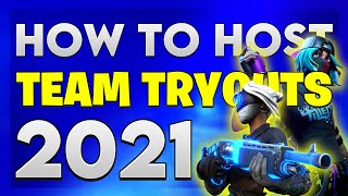 How to Host Clan Tryouts Team Tryouts in 2021 [upl. by Bryan]