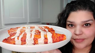 CHICKEN ENCHILADAS  Red Chicken Enchiladas  Authentic Enchilada Sauce Recipe [upl. by Adnat619]