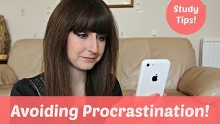 Study Tips  Avoiding Procrastination [upl. by Llemar]