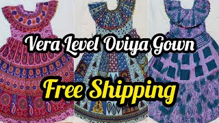 நம்ப முடியாத விலையில்👌Jaipur Cotton Oviya Model GownCheap and Best Cotton GownsFree Shipping [upl. by Freda832]