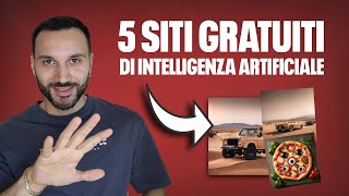 5 Siti GRATUITI per generare immagini con AI 🤖 Addio Midjourney [upl. by Yral]