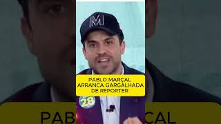 VEJA reação da reporter AMANDA KLEIN após PABLO MARÇAL pedir calma ao jornalista [upl. by Ehrsam]