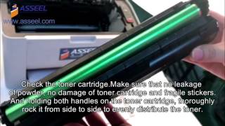 how to install compatible toner cartridge into Printer MLTD101S OR mlt d111s [upl. by Anerev]