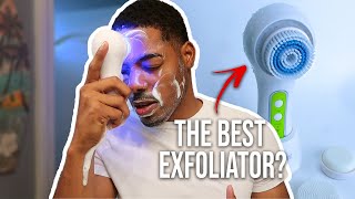 BEST Facial Cleansing Brush On AMAZON  Exfoliating In The Morning [upl. by Irbmac]