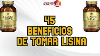 45 Beneficios de Tomar Lisina [upl. by Kirrad]