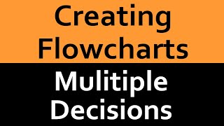 Flowchart Example  ComplexMultiple Decisions [upl. by Eliason348]