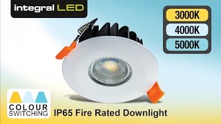 Integral LED Colour Switching Fire Rated Downlight [upl. by Laen]