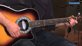 Ovation 1771VL 1 Acousticelectric Guitar Demo  Sweetwater Sound [upl. by Otxis]