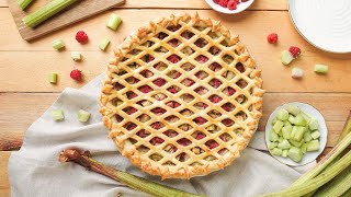 Recette Tarte Rhubarbe Framboises [upl. by Repsihw]