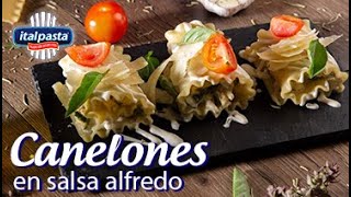 Canelones en salsa Alfredo [upl. by Younglove475]