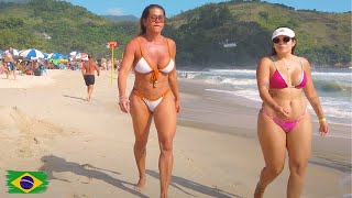 Brazilian Beaches  Maresias 🇧🇷 São Paulo Brazil【4K UHD】Beach Walk [upl. by Llevron]