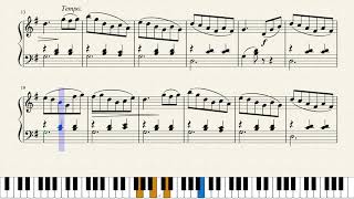 Mozart  Valse favorite Piano Sheet [upl. by O'Rourke]