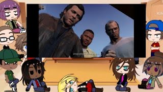 antagonistas de gta 5 reaccionan a opción c arriesgar tu vida [upl. by Reilamag]