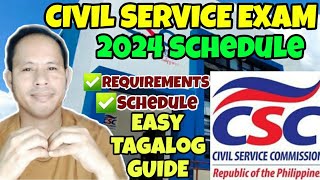 PAANO KUMUHAMAGAPPLY SA CIVIL SERVICE EXAM 2024 FIRST BACH 2024 [upl. by Kcirdde]